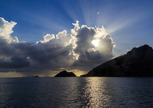 Late afternoon storm on Ile Fourche